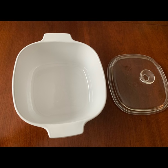 Corning Ware Blue Corn Flower 3 litres casserol dish A-3-B & Pyrex glass lid - Picture 3 of 5